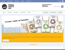 Tablet Screenshot of mca.sissa.it